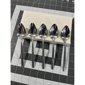 Oneida LTD‎ 1881 Rogers Melissa (5) Teaspoons Stainless Flatware Vintage